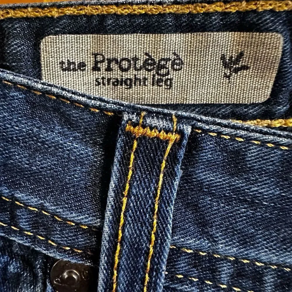 Adriano Goldschmied the Protege Straight Leg Jeans Blue Wash Denim Men’s Jeans